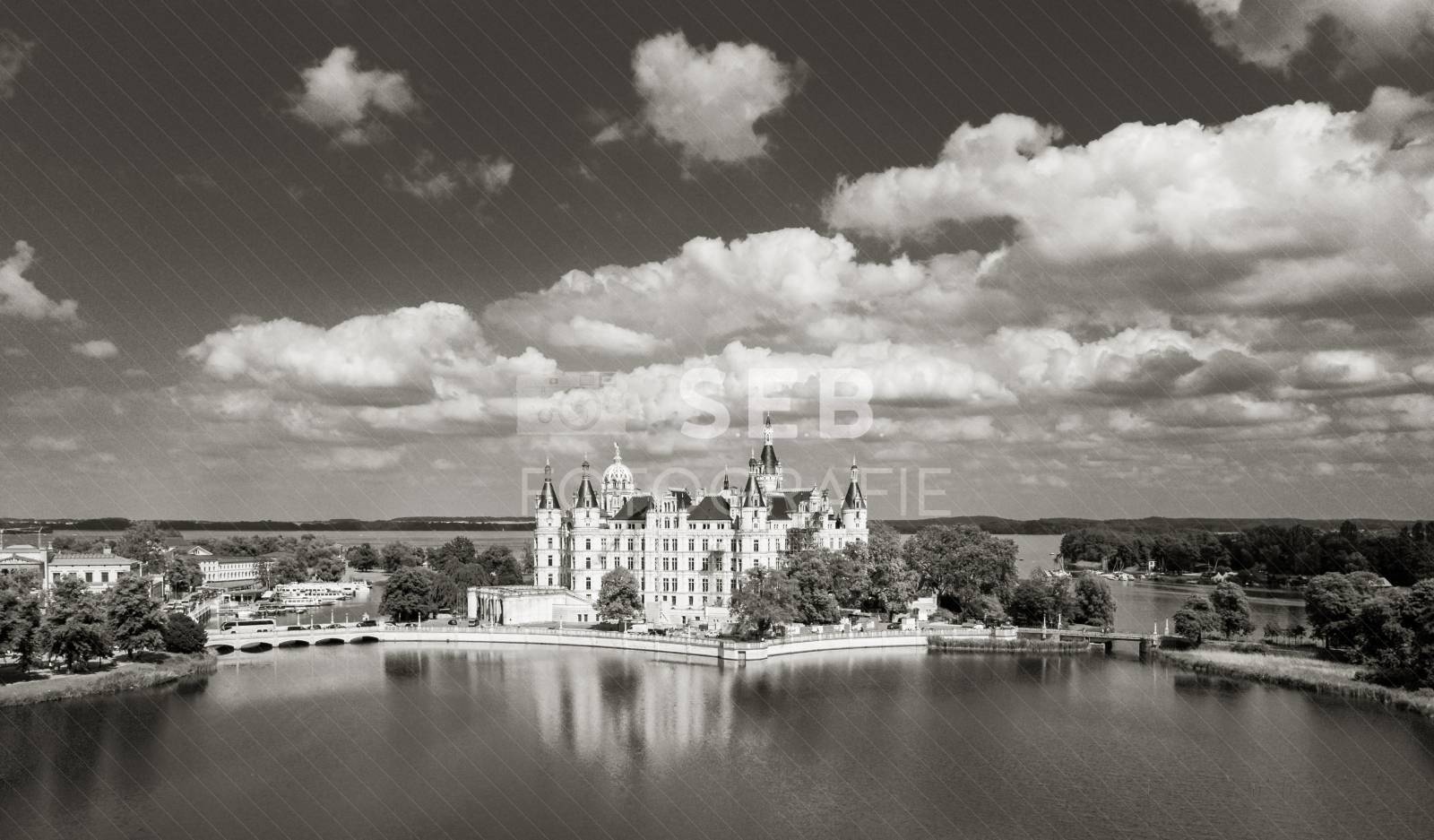 Panorama Schweriner Schloss