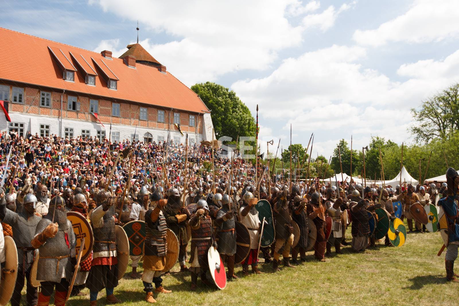 Huscarl-Schlacht beim Burgfest Neustadt-Glewe 2014