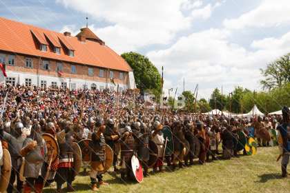 Huscarl-Schlacht beim Burgfest Neustadt-Glewe 2014
