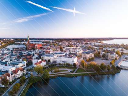 Schwerin - Blick Richtung Altstadt