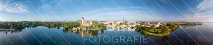 Panorama mit dem Schweriner Schloss