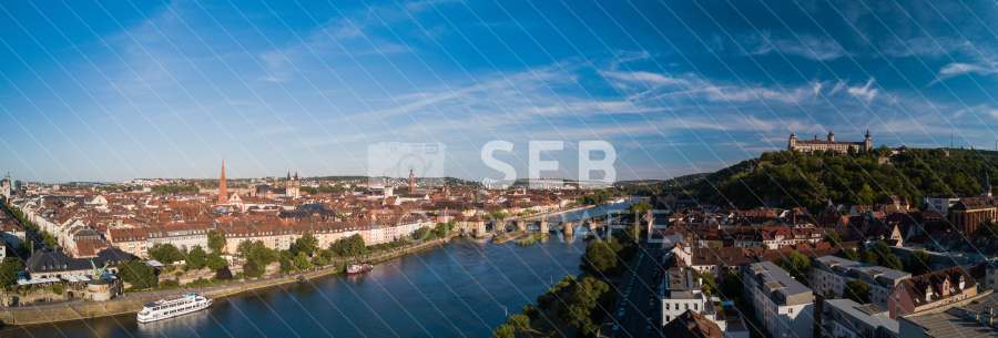 Panorama Alter Kranen Würzburg