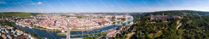 180-Grad-Panorama Würzburg
