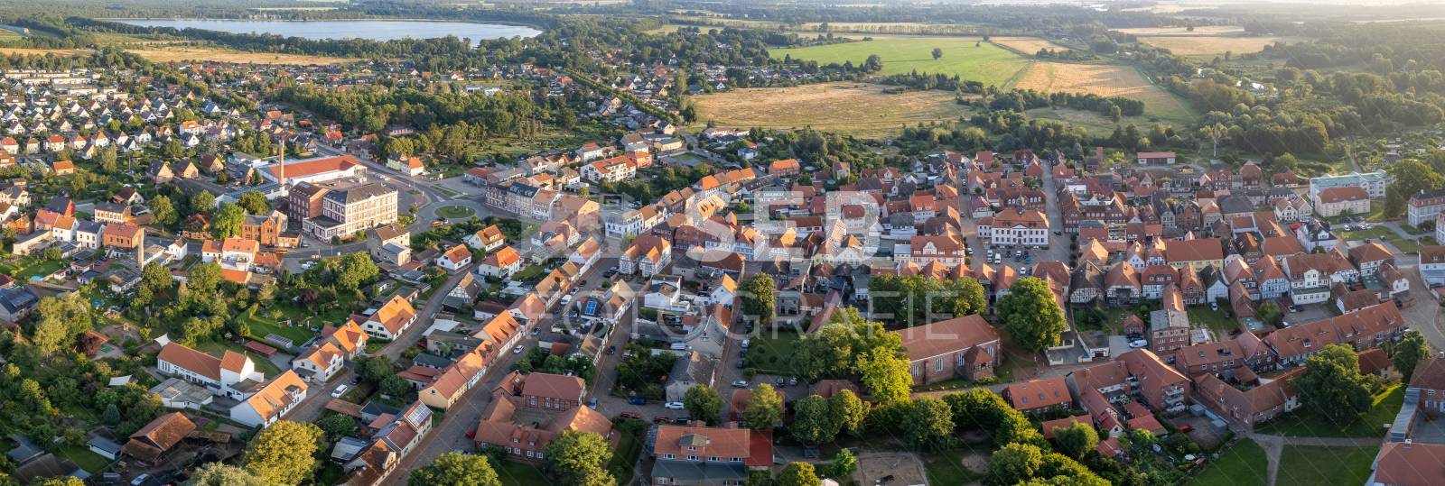 Luftbild von Neustadt-Glewe