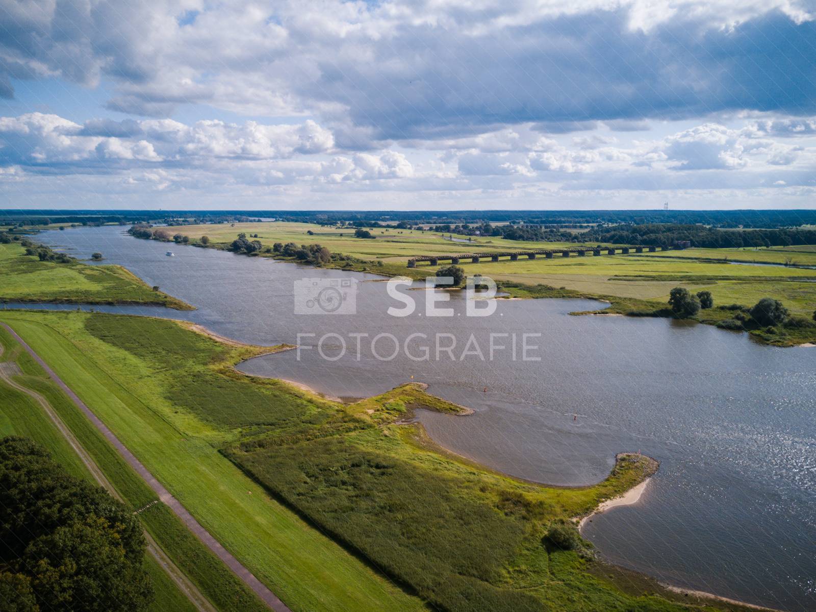 Die Elbe bei Dömitz