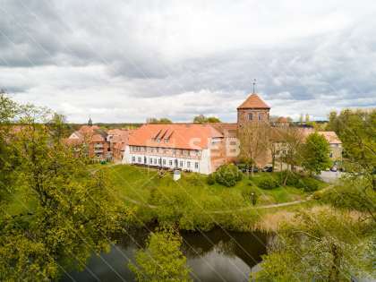 Burg Neustadt-Glewe im Frühling