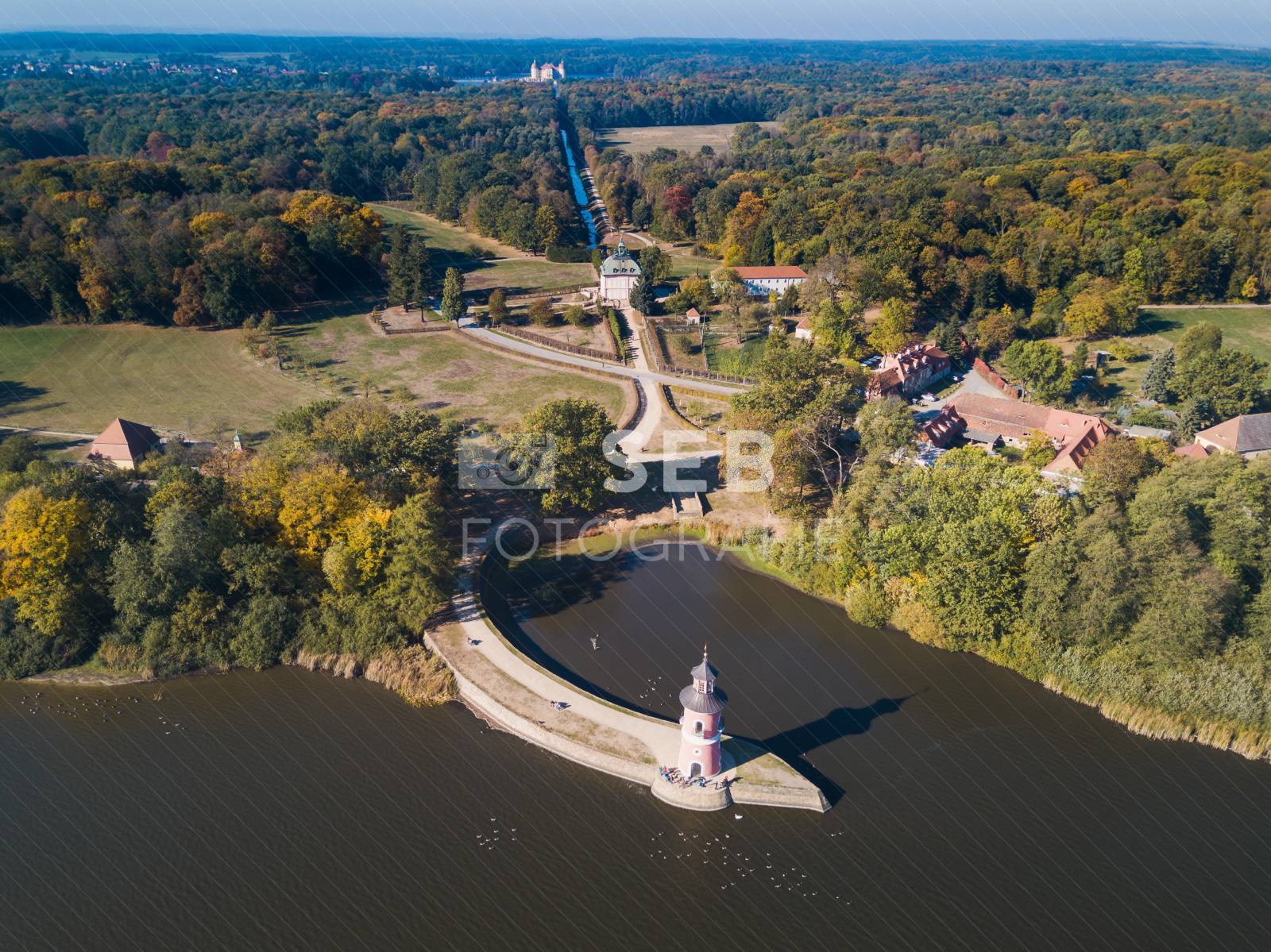 Leuchtturm beim Fasanenschlössen Moritzburg