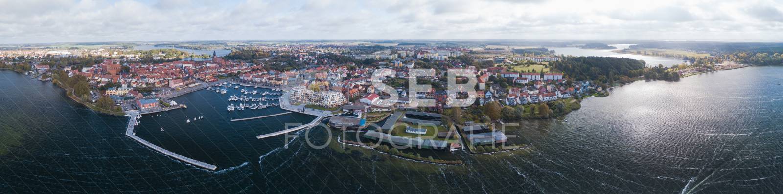 Panorama Stadthafen Waren/Müritz