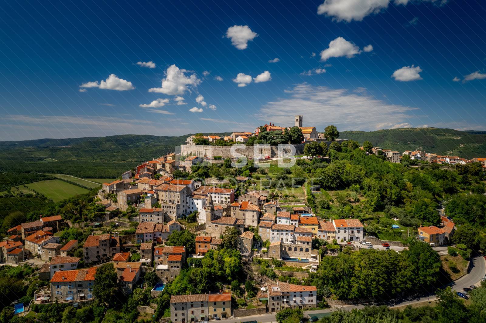 Motovun in Croatia