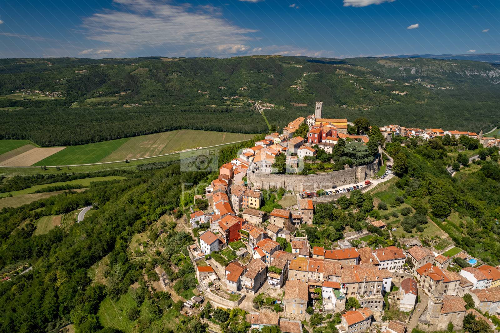 Motovun in Croatia