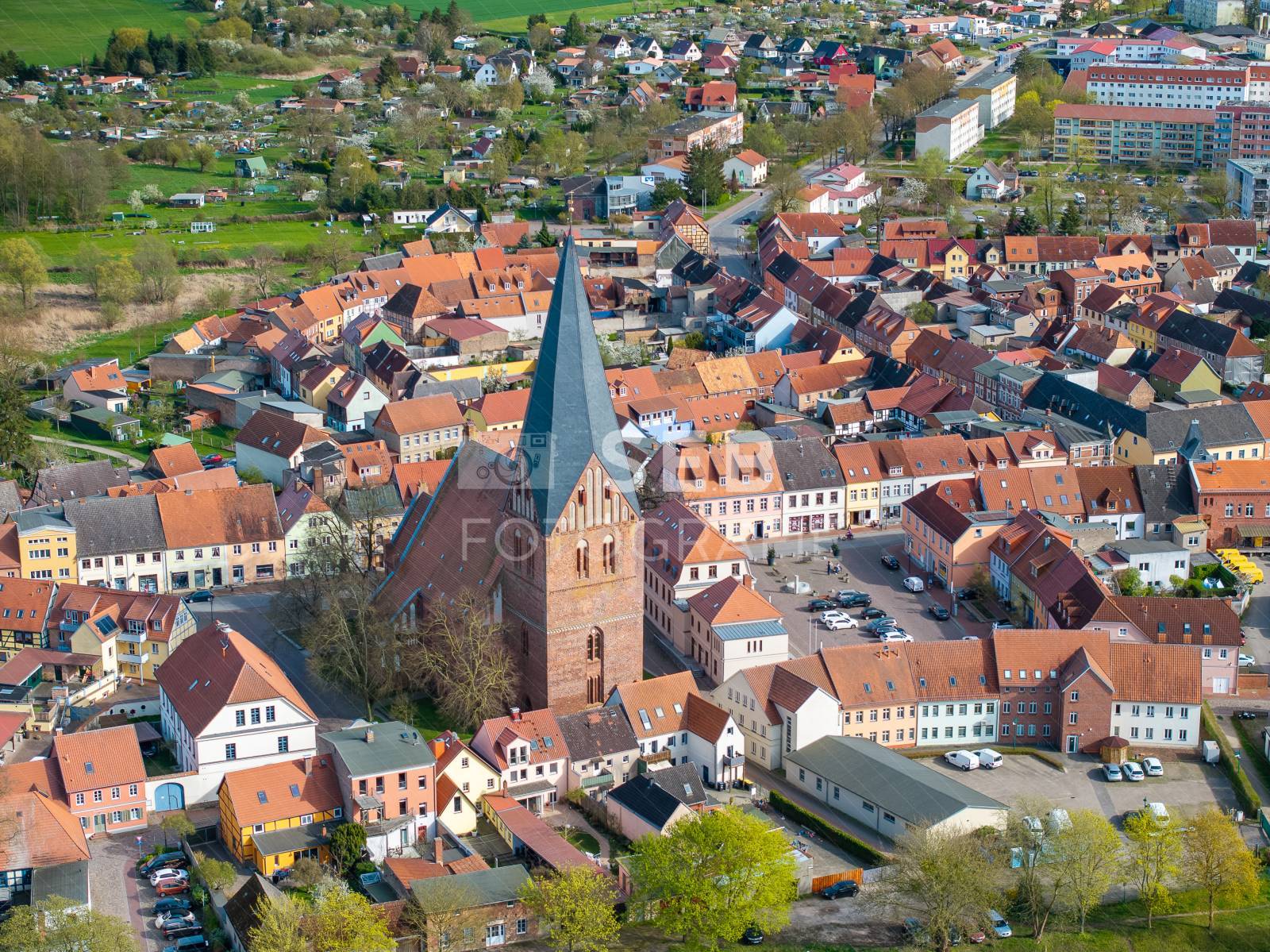 Röbel/Müritz im Frühling
