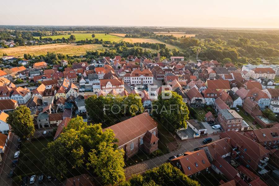 Luftbild von Neustadt-Glewe