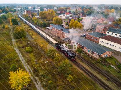 Dampflok am Bahnhof Neustadt-Glewe