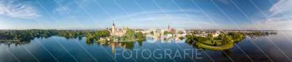 Panorama mit dem Schweriner Schloss